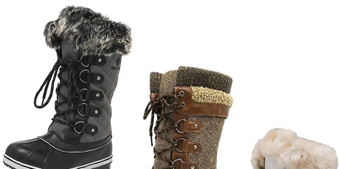 Boots with fur hotsell around the top